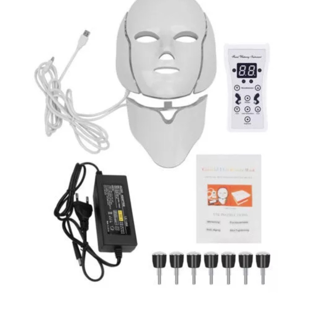 7 color Light Face and Neck Therapy Skincare Mask